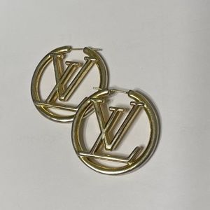 Louis Vuitton Louise Hoop Earrings
